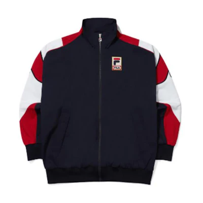 FILA Loose Fit Long-Sleeve Jacket Blue FS2JKE4701X-INA