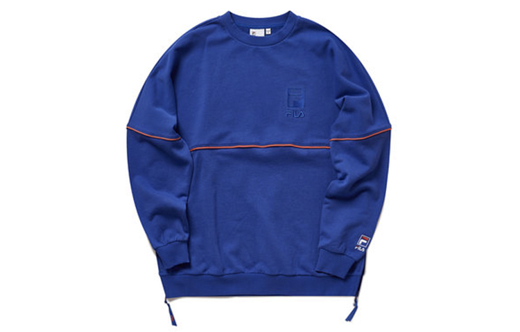 FILA Loose Fit Pullover Sweatshirt Blue (Unisex) T51U113206A-BU