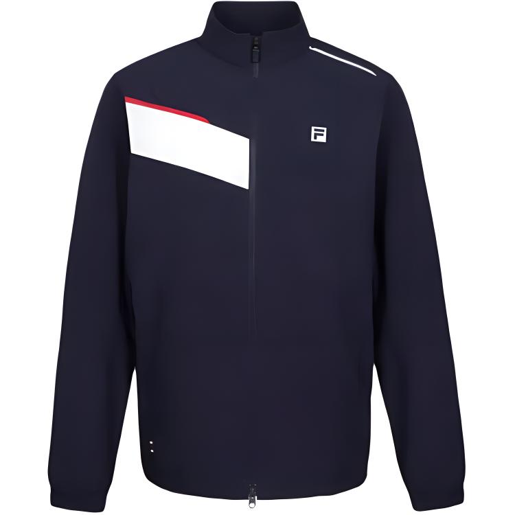 FILA Loose Fit Stylish Versatile Jacket - Deep Blue FS2JKG3301M-INA