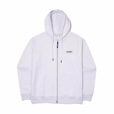 FILA Loose Fit Zip-Up Hoodie Jacket Unisex Light Grey FS2FTF1131X-WTM