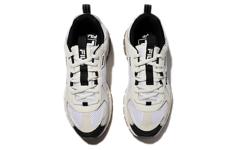 Shop FILA Baskets Basses ''Blanc Noir Beige'' 1JM01679D_021