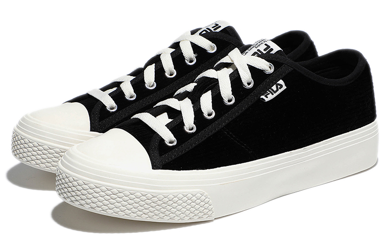 Lookbook FILA Lage Canvas Sneakers ''Zwart'' 1XM01681D_001
