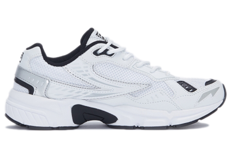 FILA Low-Top Casual Running Shoe 'Silver Black' 圖 2
