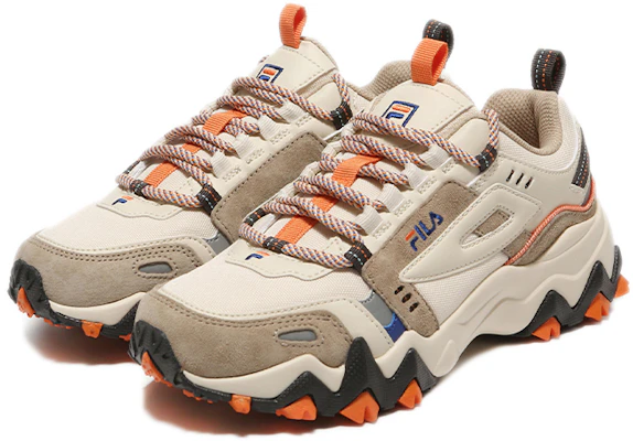 FILA Scarpe Basse Daddy Avorio/Arancione 1JM00801E_928 Lookbook FILA Scarpe Basse Daddy Avorio/Arancione 1JM00801E_928