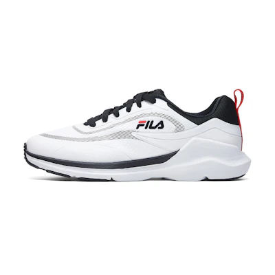 FILA Low-Top Fashion Running Shoes 'Black White'