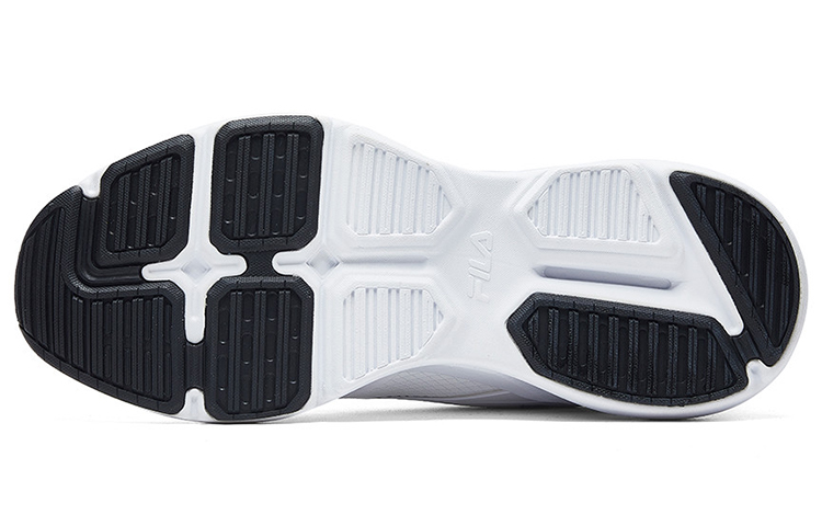 FILA Low-Top Fashion Running Shoes 'Black White' 圖 6