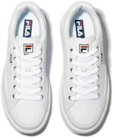 Shop Fila 斐樂 輕便舒適低筒板鞋 男女同款 白 韓版