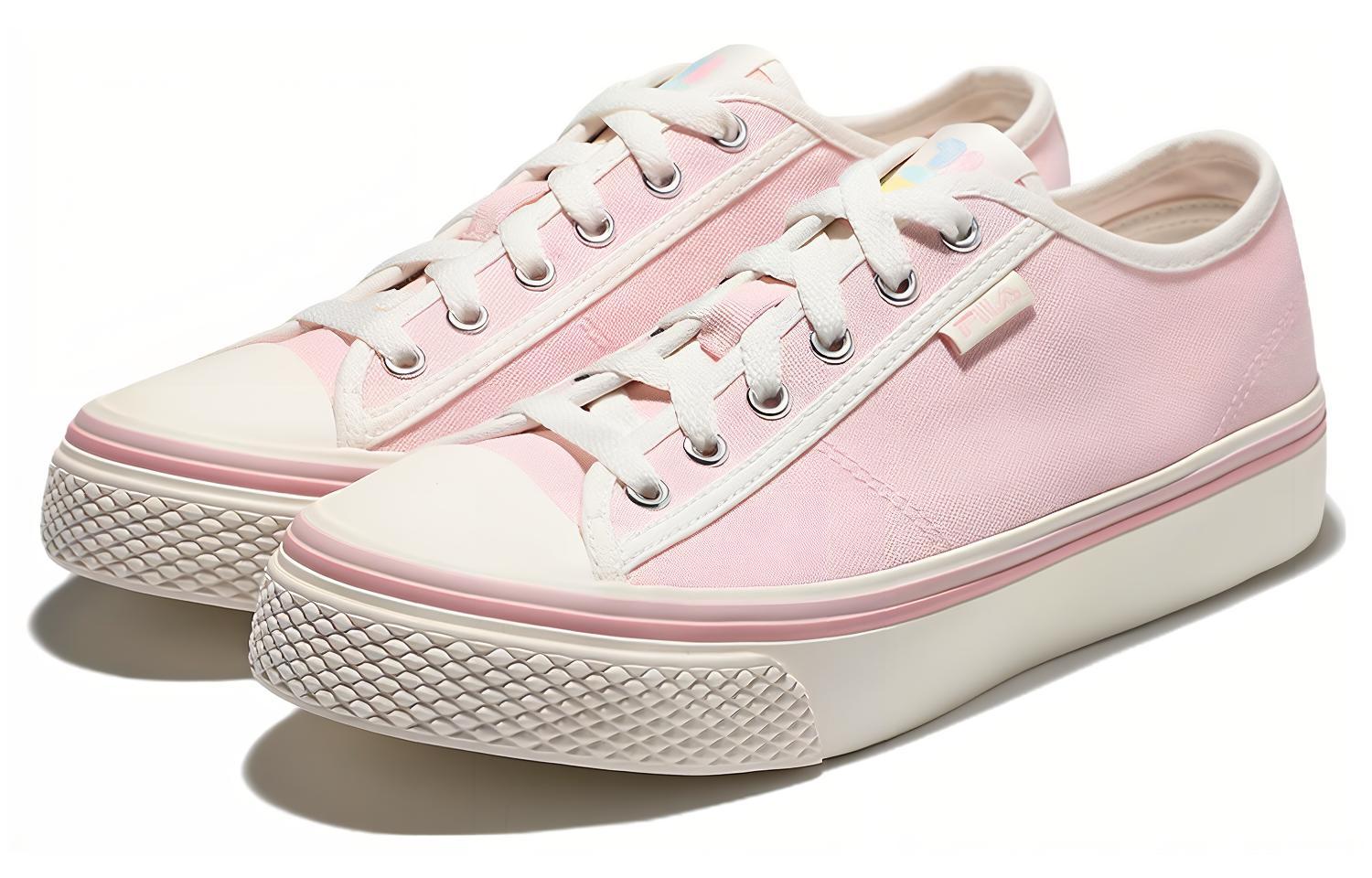 Lookbook FILA Low-Top Sneakers Valentinstag Kollektion ''Weiß Rosa'' 1XM01774E_650