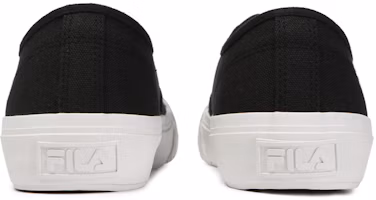 Shop Fila 斐樂 低筒帆布鞋 黑 韓版