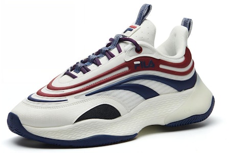 Kasut Lari Rendah FILA 'Putih Navy' T12M135204FBB Lookbook Kasut Lari Rendah FILA 'Putih Navy' T12M135204FBB