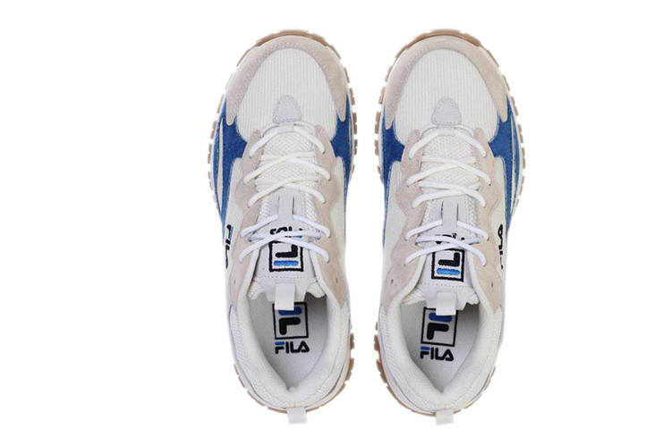 Shop FILA Low Top 'Beige Azul Edición Coreana' FS1SIB1801X_WBU