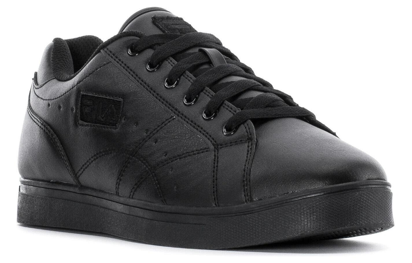 Lookbook FILA斐樂 百搭舒適簡潔 防滑耐磨 低筒 板鞋 男款 黑色