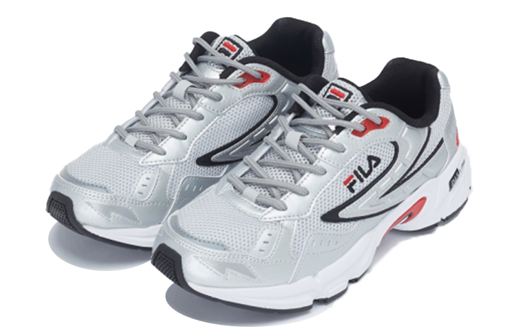 Lookbook FILA Low Top 'Blanco Plata Rojo' 1RM01504D_105