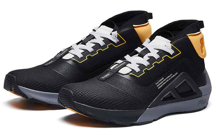 FILA Low Top Casual Running Shoes 'Black' 圖 3