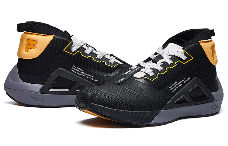 FILA Low Top Casual Running Shoes 'Black' 圖 4