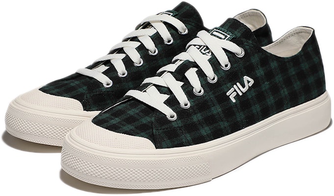 FILA Low-Top Sneakers 'Hitam Putih Hijau' 1XM01595D_321 Lookbook FILA Low-Top Sneakers 'Hitam Putih Hijau' 1XM01595D_321