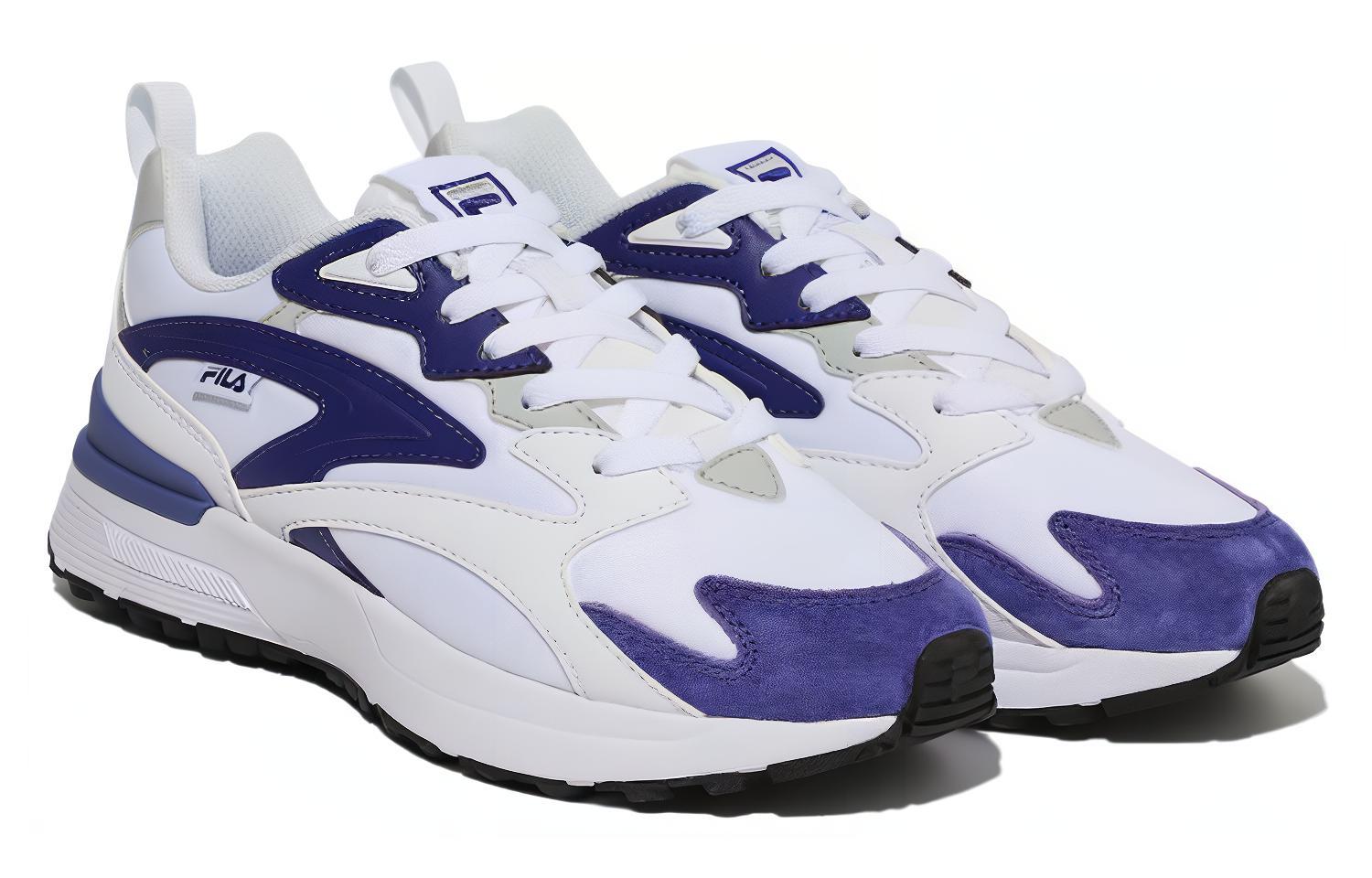 FILA Low Top Running Shoes 'Ink Blue White' 圖 2