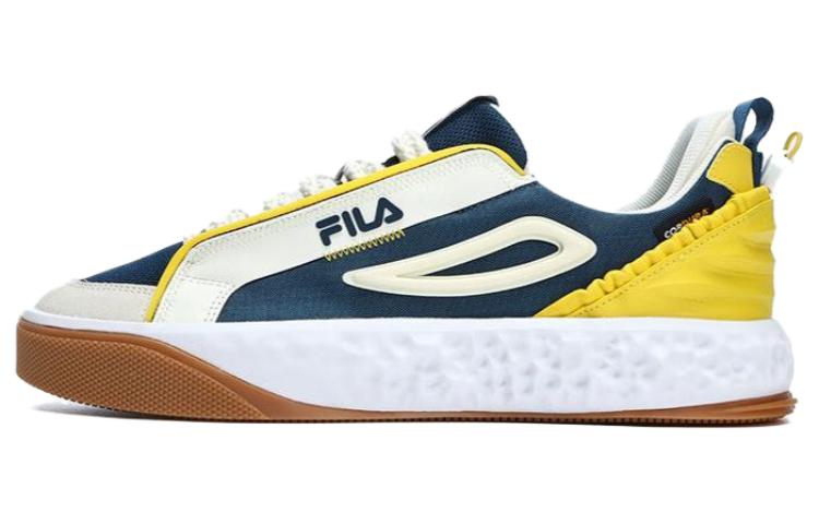 FILA CORE VIVA Fashion Icona Skate Shoes 'White Blue Yellow' F12M323201FBA