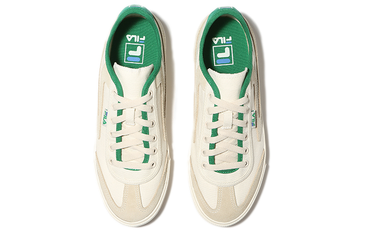 FILA Unisex Low-Top Sneakers Ivory/Green 圖 4