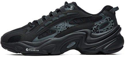 FILA Low-Top Running Shoes Leopard Print Black F12M121105FBK FILA Low-Top Running Shoes Leopard Print Black F12M121105FBK