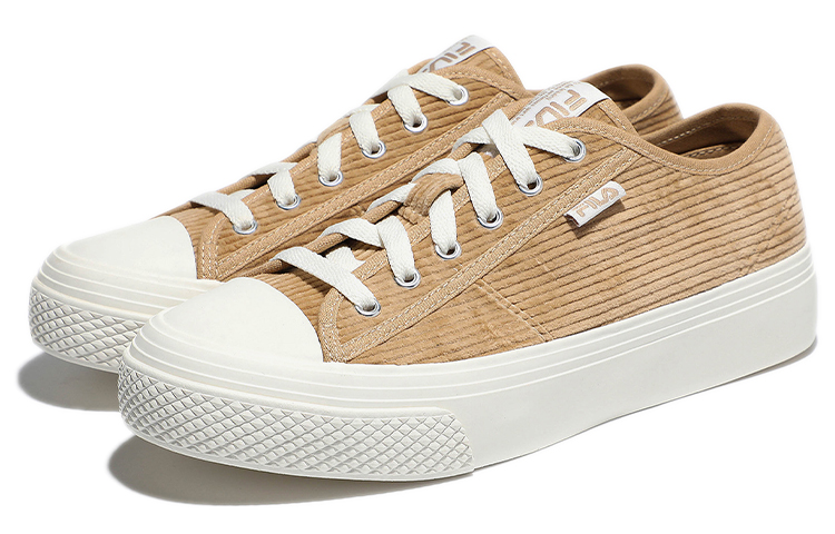 FILA Unisex Low-Top Sneakers Brown/White 圖 3