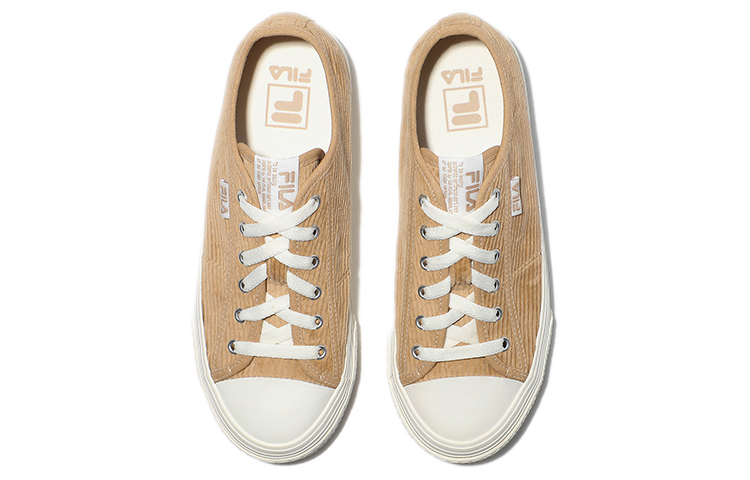 FILA Unisex Low-Top Sneakers Brown/White 圖 4