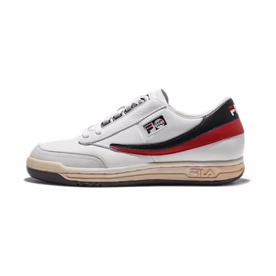 FILA Low Top Sneaker 'White Red Korean Edition'