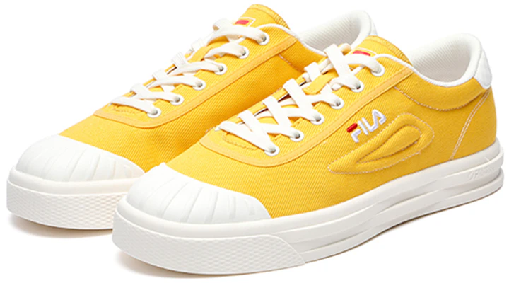 FILA Luke Retro Kanvas 'Kuning Putih' F12M226308FFS Order FILA Luke Retro Kanvas 'Kuning Putih' F12M226308FFS