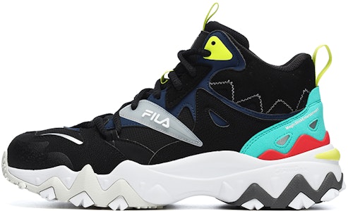 휠라 매직 스틱 x 오크몬트 2 미드 '레트로 블랙' F12M242123FBK Buy 휠라 매직 스틱 x 오크몬트 2 미드 '레트로 블랙' F12M242123FBK