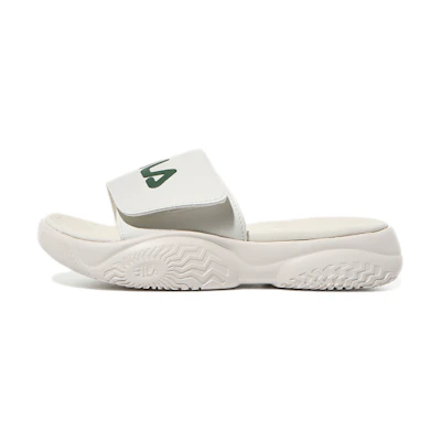 FILA Magic Tape 'Simple Casual Thick Sole Slides - Beige Korean Version'