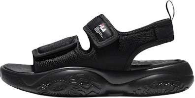 FILA Magic Tape 'Simplistic Casual Open-Toe Sandals Black Korean Edition' 1SM01562D_001 FILA Magic Tape 'Simplistic Casual Open-Toe Sandals Black Korean Edition' 1SM01562D_001