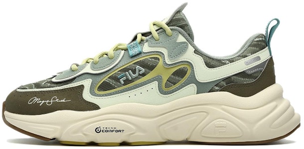 FILA斐樂 Mars 1 舒適百搭 減震防滑 低幫 生活休閒鞋 男款 綠色 Buy FILA斐樂 Mars 1 舒適百搭 減震防滑 低幫 生活休閒鞋 男款 綠色