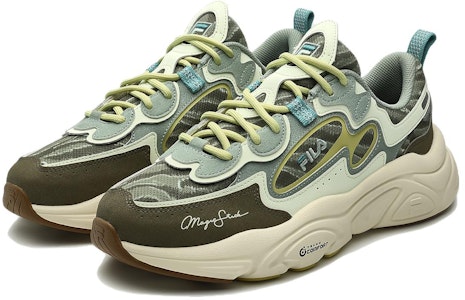 FILA斐樂 Mars 1 舒適百搭 減震防滑 低幫 生活休閒鞋 男款 綠色 Order FILA斐樂 Mars 1 舒適百搭 減震防滑 低幫 生活休閒鞋 男款 綠色