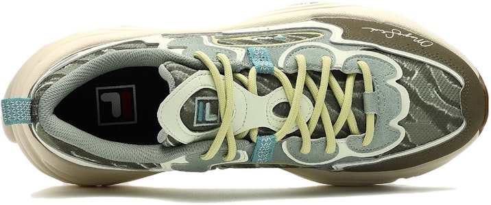 FILA斐樂 Mars 1 舒適百搭 減震防滑 低幫 生活休閒鞋 男款 綠色 Lookbook FILA斐樂 Mars 1 舒適百搭 減震防滑 低幫 生活休閒鞋 男款 綠色