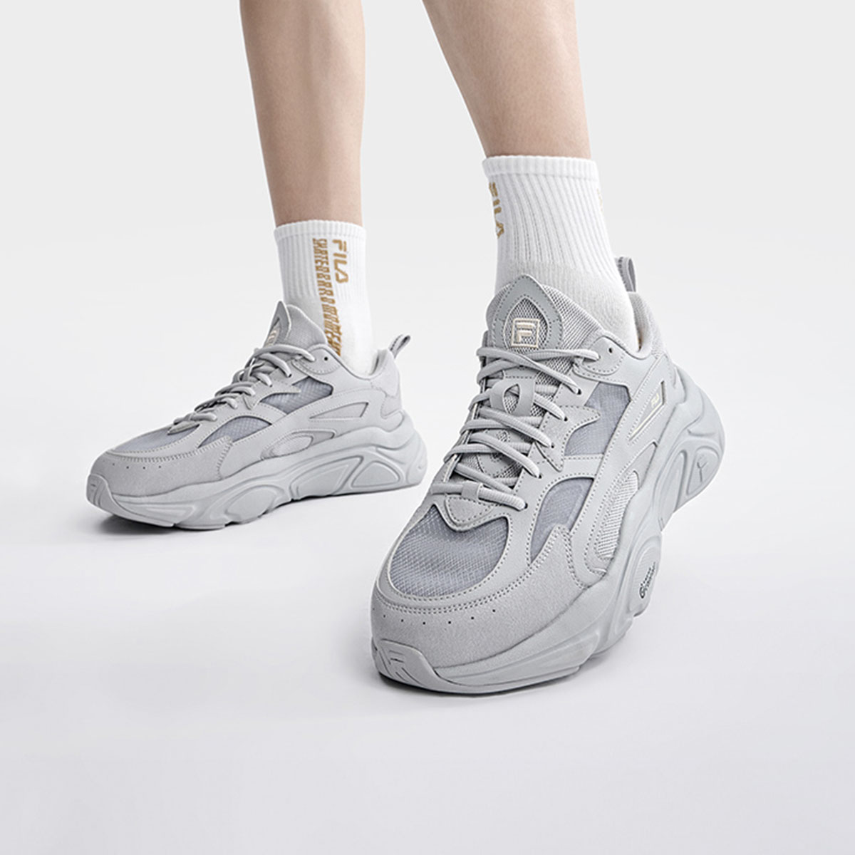 Cheap FILA斐樂 Mars 1 火星鞋1S 低筒 運動鞋 男款 薄霧灰