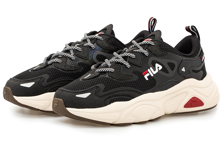 FILA Mars Running Shoes Black/White/Red 圖 2