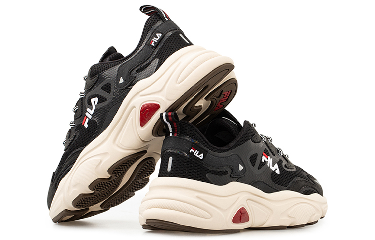 FILA Mars Running Shoes Black/White/Red 圖 3