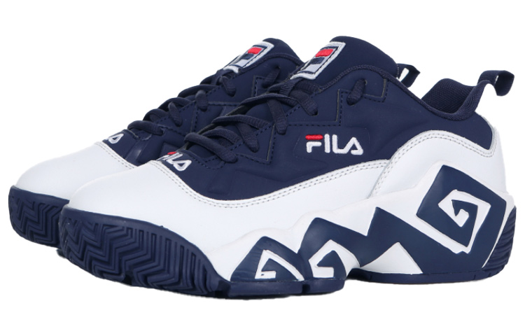 FILA MashBurn Series VNTG Chunky Sneakers Blue/White 圖 2