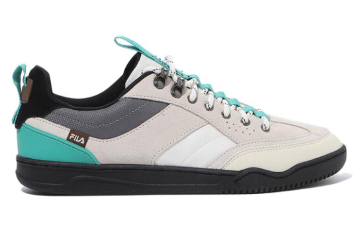 Order FILA斐樂 Melvis Pro 舒適百搭 簡約氣質 防滑透氣耐磨 低幫 板鞋 男女同款 白灰綠