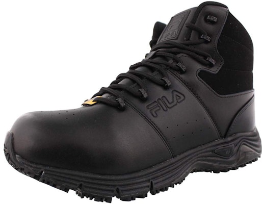 FILA Memory Breach Slip Resistant Steel Toe Triple Black 1SH40238-001 Lookbook FILA Memory Breach Slip Resistant Steel Toe Triple Black 1SH40238-001
