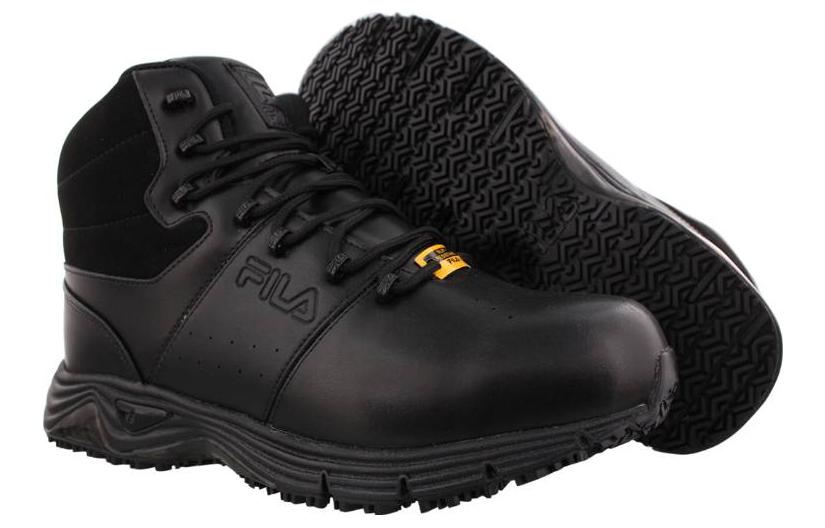 Purchase FILA Memory Breach Slip Resistant Steel Toe Triple Black 1SH40238-001