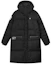 Buy FILA 中長款連帽黑色羽絨外套 冬季運動裝 F11M944931F-BK