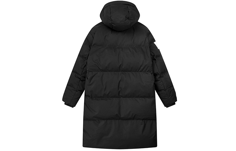 FILA Mid-Length Hooded Down Jacket Black Winter Sportswear F11M944931F-BK 圖 3