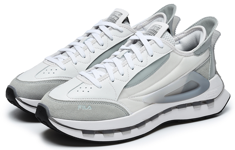 FILA KM Shoes 'White Grey' 圖 2