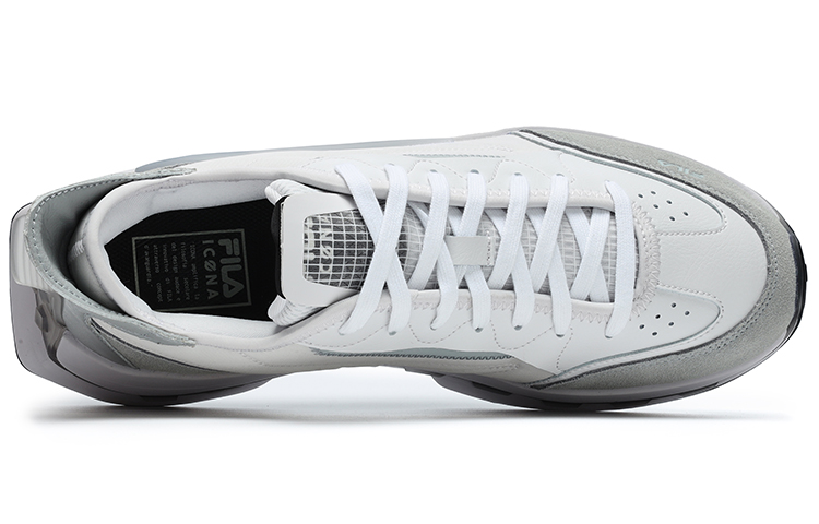 FILA KM Shoes 'White Grey' 圖 3