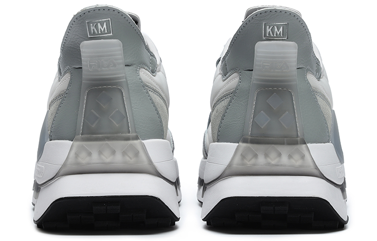 FILA KM Shoes 'White Grey' 圖 4