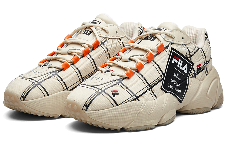 Lookbook FILAミハラヤスヒロ コラボ クラシックスニーカー 白 F12M031118FWG