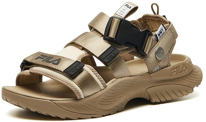 Sandal FILA Mihara x Heritage-FHT Fesyen Khaki 'Krim Khaki Terang' F12M124547FAT Order Sandal FILA Mihara x Heritage-FHT Fesyen Khaki 'Krim Khaki Terang' F12M124547FAT