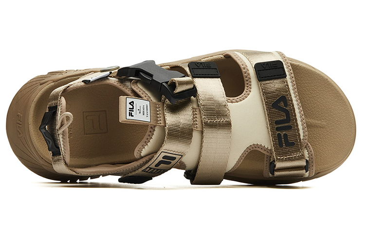 Shop FILA Mihara x Heritage-FHT Fashion Khaki Sandals 'Cream Light Khaki' F12M124547FAT