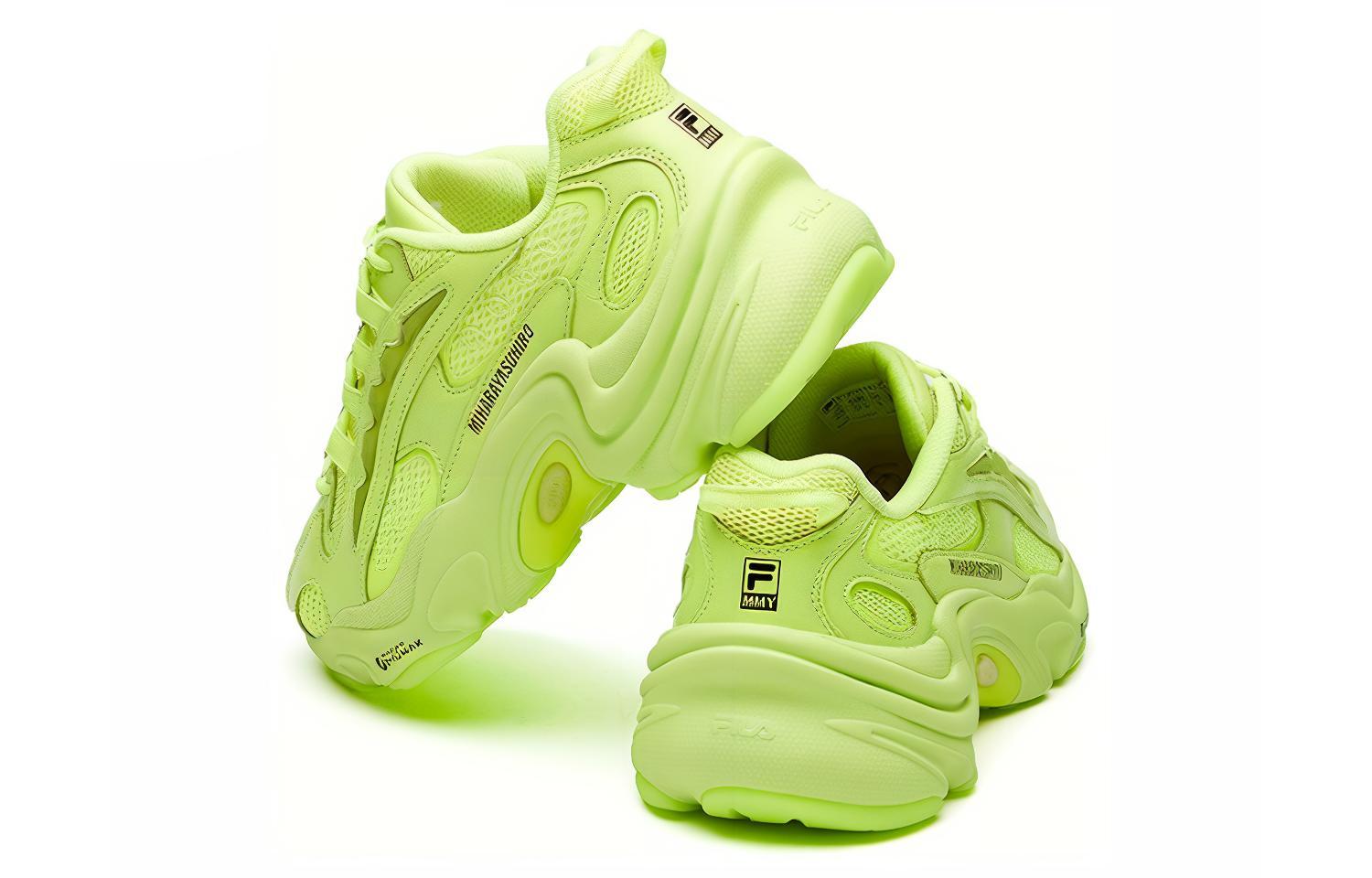 Purchase Mihara x Fila 斐樂 Pantera 低幫運動鞋 醒目黃